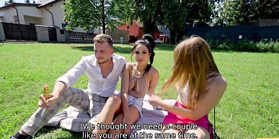 Hunt4k featuring Alexis Crystal and Mia Trejsi's czech sex scene