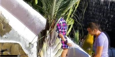 MMM100 featuring Julia De Lucia and Leo Galvez's blowjob video