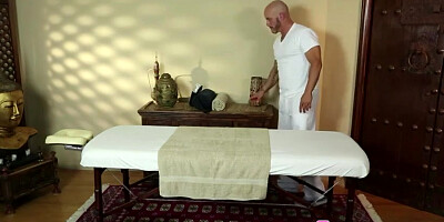 Siri wants a job so she gets fucked with a random customer at spa