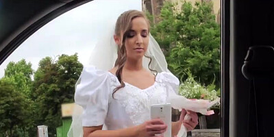 Amirah a runaway bride gets fucked hard on a lonely street