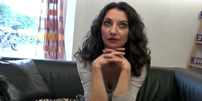 Brunette MILF facialized after awesome anal affair