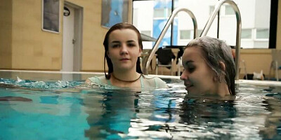 Underwater Show featuring hussy's nudist scene