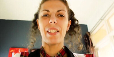 Smiling slag - skinny scene - Homegrown Video