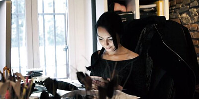 Sneaky Francys Belle at brunette sex