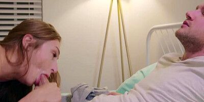 BigNaturals: Bald Skylar Snow giving head for Van Wylde