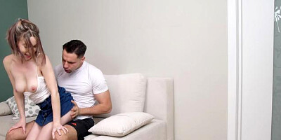 Slut sucking dick at the party