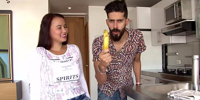 Babe is modest and shy but it doesn't prevent her from having sex