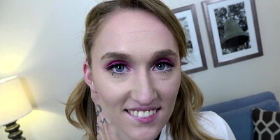 Amateur slut comes to dominant man and gets humiliated