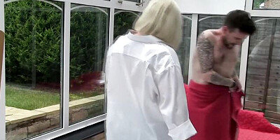 Sneaky Lacey Starr's step grandma xxx