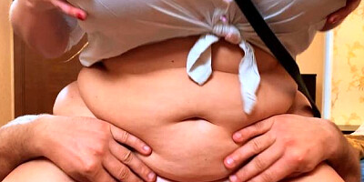 Day With a Pornstar - European girlfriend touching huge tits