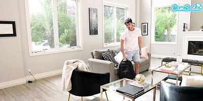 Step-mom action with sultry Lexi Luna and Diego Perez from Cam Soda