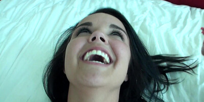 Fantastic girl and her lustful lover fucking and filming their action