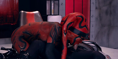 An alien princess is fucked by her master's enemy