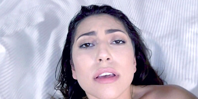 Judy Jolie nailed and facialized by Ike Dieze, before the camera