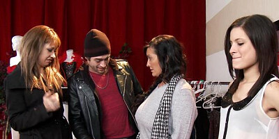 MommyGotBoobs: Sammy Brooks in thong escorted by Xander Corvus
