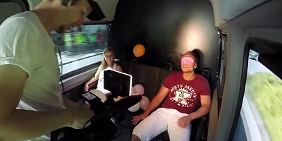 Sex with chick in the Bang Bus is the best gift for birthday boy