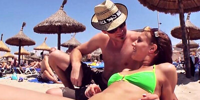 Wet Sidney Love at the beach