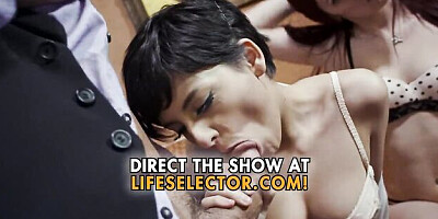 Life Selector featuring Tiffany Doll and Henessy's threesome scene