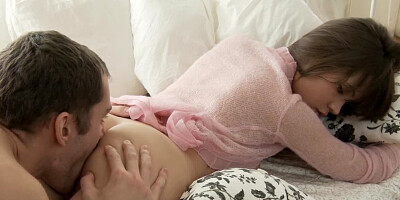 Slender European beauty is eager to test a wonderful meat pole