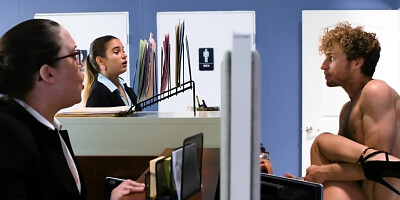 Spicy pornstar has an opportunity to do it in the office