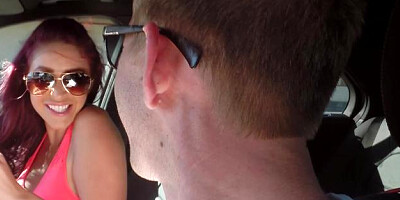 Day With a Pornstar: Pornstar Monique Alexander dick sucking