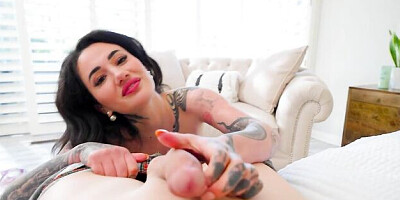 Good brunette Arabelle Raphael knows how to give a blowjob