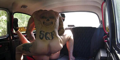 FemaleFakeTaxi - Bo Sinn and Licky Lex spanking in the car