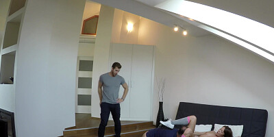 The young starlet is having her sexual skills tested by this crew