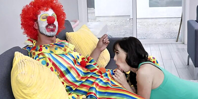 Guests won't know pornstar is banged by clown at birthday party