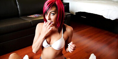 Adorable Sunny Spark and Nick Leykis at skinny movie