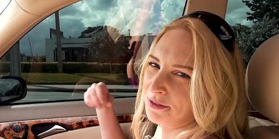 Street Blowjobs: Delirious Hunter and Tyler Steel cowgirl fuck