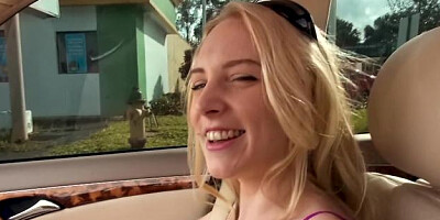 Street Blowjobs: Delirious Hunter and Tyler Steel cowgirl fuck