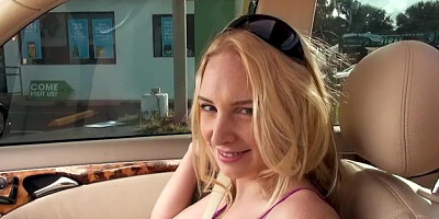 Street Blowjobs: Delirious Hunter and Tyler Steel cowgirl fuck