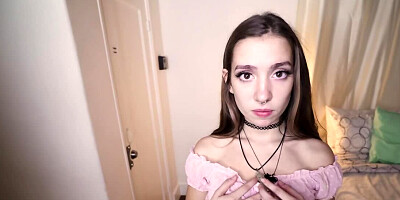 Stepsister agrees to take bro's cock for buying her a laptop