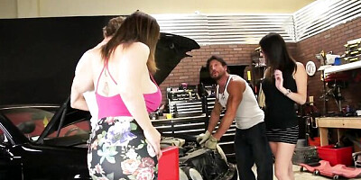 Winning Sara Jay and Tommy Gunn's group scene