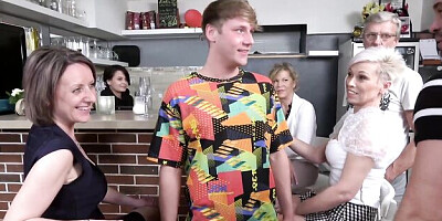 Miss's big cock video by Group Mams