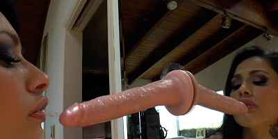 Toy gagging and ass play with pornstar Alby Rydes