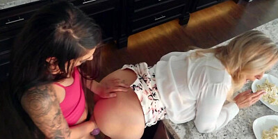 Julia Ann has to obey and make it with stepdaughter Julia Ann