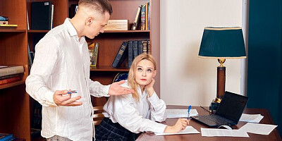 Engaging Lina Star at big tits trailer