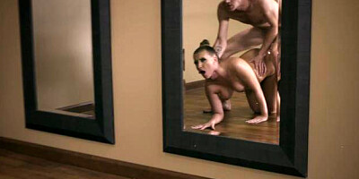 Big Wet Butts - Harley Jade wearing suit gonzo handjob