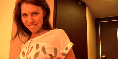 A brunette gets her pussy licked in the bed by her kinky man