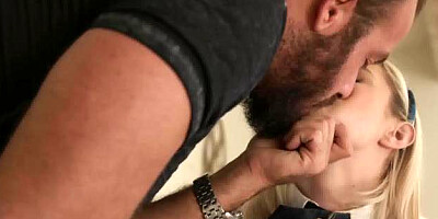 FamilyXXX - Aria Banks alongside Chad White throat fuck