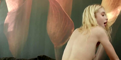 Skinny blonde girl is being brutally fucked by her horny boyfriend