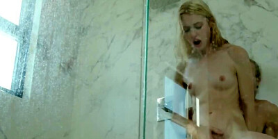 Skinny blonde girl is being brutally fucked by her horny boyfriend