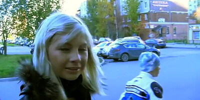 Blonde in crazy public fuck adventure