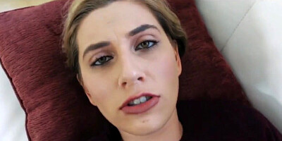 Lucky guy fucked step sister after watching her jerking