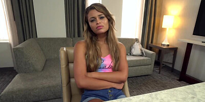 Fortune smiles on the guy and he fucks the Latina stepsister