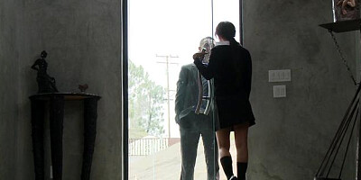 Big Tits in Uniform: Brunette Lola James sucking Keiran Lee