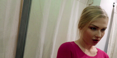 Nice blonde teen needs just a dick into her puss and it is enough