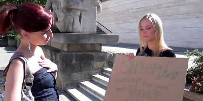 Funny Leony and Leila's wetpussy dirt